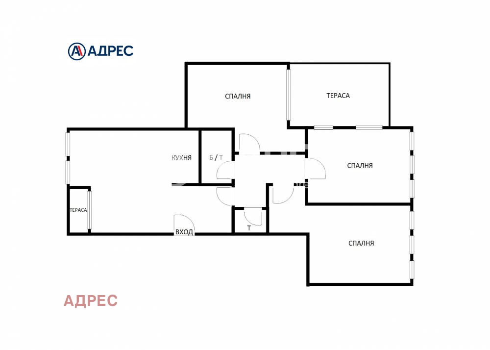 Продава 3-СТАЕН, гр. Варна, Лятно кино Тракия, снимка 4 - Апартаменти - 53914855