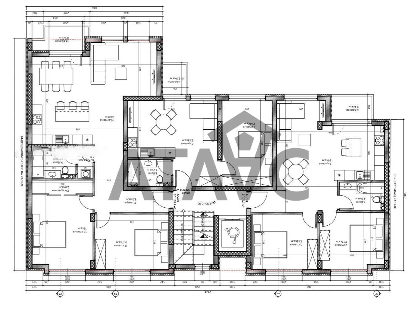 Продава 3-СТАЕН, гр. Пловдив, Кючук Париж, снимка 2 - Апартаменти - 56322901