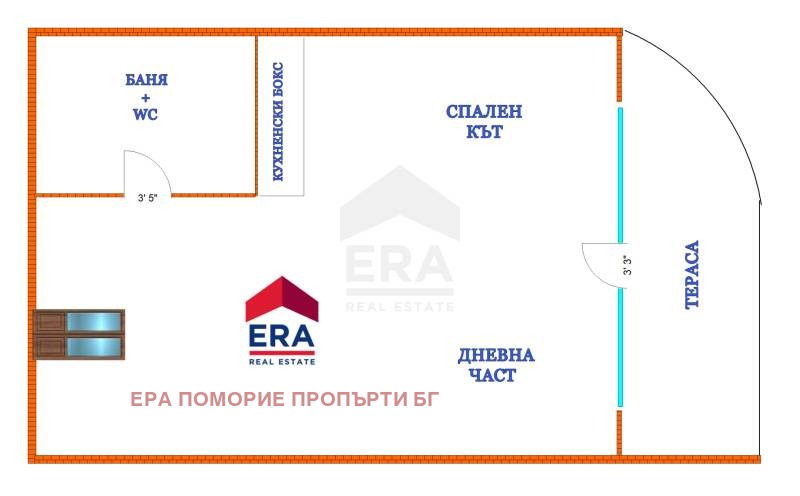 Продается  Студия область Бургас , к.к. Слънчев бряг , 43 кв.м | 56906770 - изображение [15]