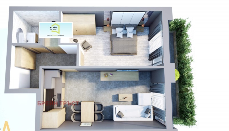 Na sprzedaż  1 sypialnia Sofia , Manastirski liwadi , 66 mkw | 67050193 - obraz [3]
