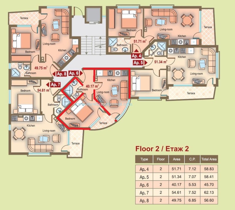 Til salg  1 soveværelse region Burgas , Obzor , 46 kvm | 99043468 - billede [8]