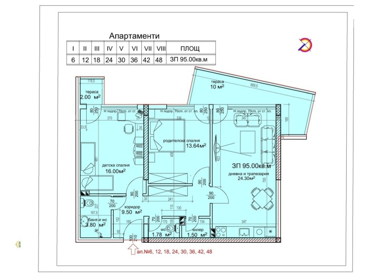 In vendita  2 camere da letto Plovdiv , Sadijski , 118 mq | 58774984 - Immagine [6]
