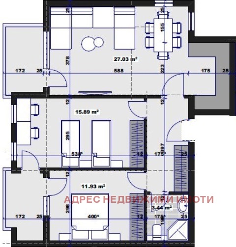 Na prodej  2 ložnice Stara Zagora , Tri čučura - sever , 101 m2 | 59185954 - obraz [4]