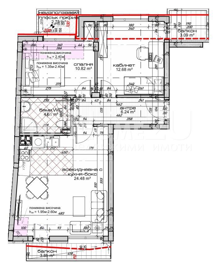 Продается  2 спальни Варна , Колхозен пазар , 98 кв.м | 63165334 - изображение [4]