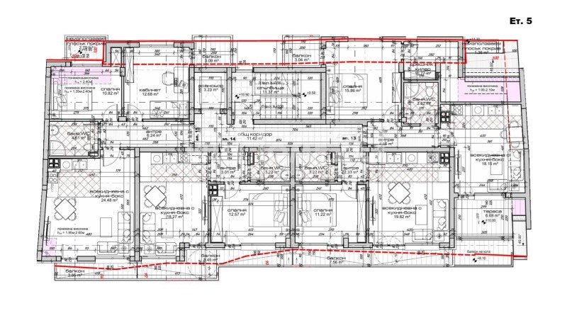 Продается  2 спальни Варна , Колхозен пазар , 98 кв.м | 63165334 - изображение [5]