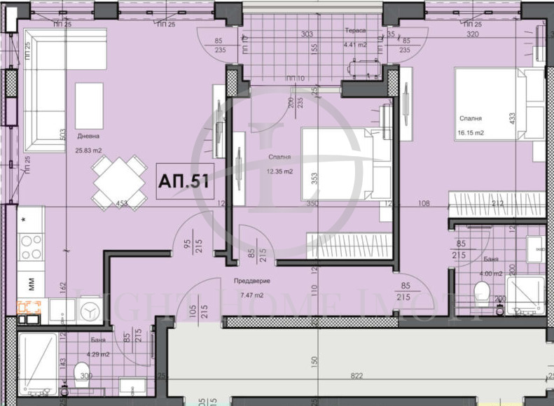 Продава 3-СТАЕН, гр. Пловдив, Гагарин, снимка 2 - Апартаменти - 53096364