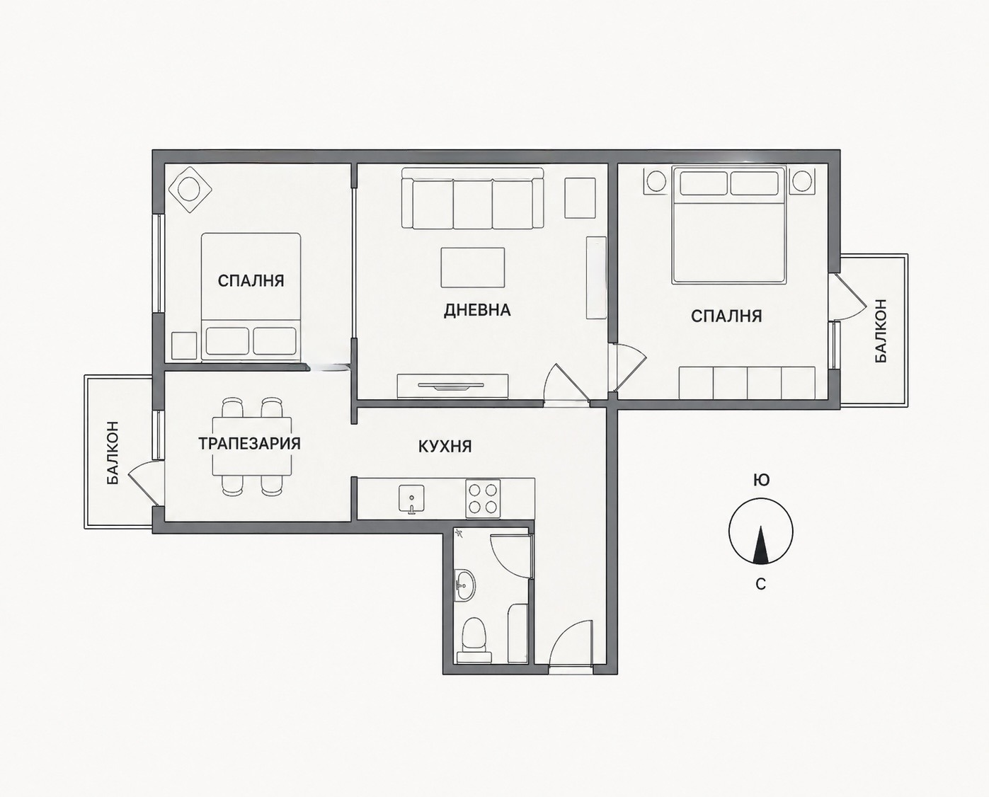 Продава 3-СТАЕН, гр. София, Иван Вазов, снимка 14 - Апартаменти - 54314781