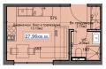 Продава 1-СТАЕН, град Варна, Бриз • 56000 € / 109526.48 лв. • 80422040 1