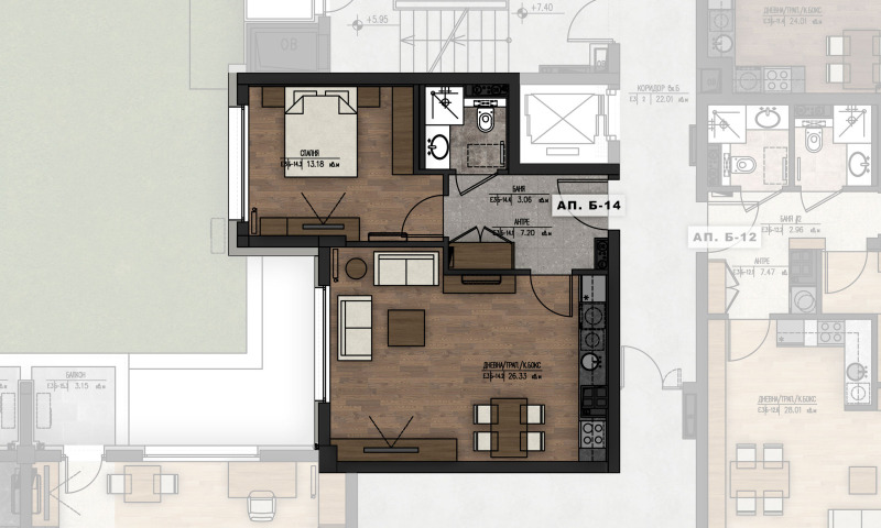 En venta  1 dormitorio Sofia , Mladost 1A , 70 metros cuadrados | 71673328 - imagen [6]