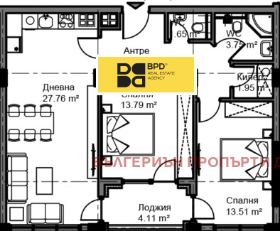 Продава 3-СТАЕН, гр. Варна, Аспарухово, снимка 6 - Апартаменти - 54279365