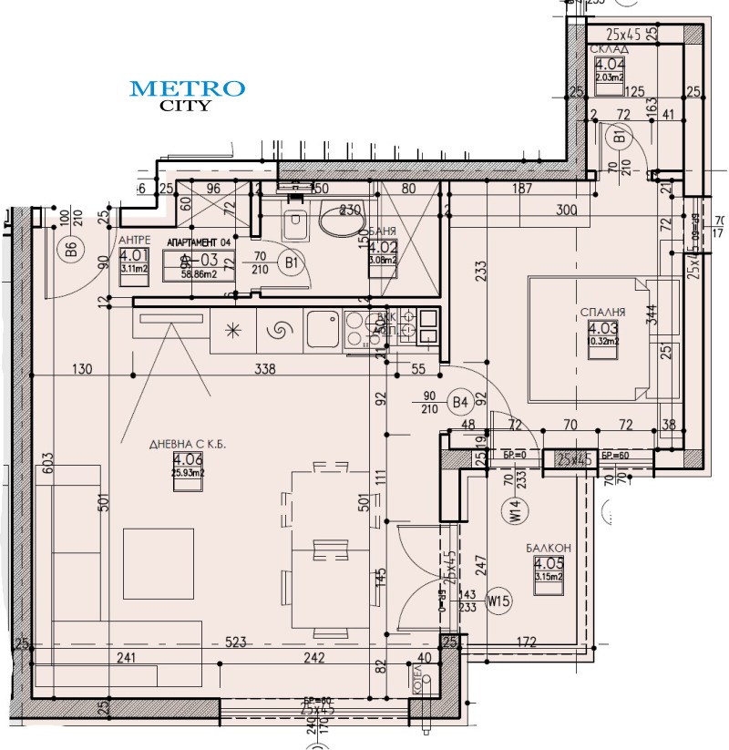 Na prodej  1 ložnice Sofia , Ovča kupel , 73 m2 | 34269717 - obraz [2]