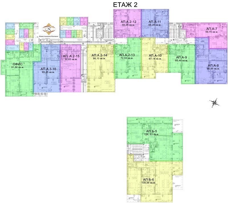 Продава  2-стаен град Варна , к.к. Слънчев ден , 86 кв.м | 10337654 - изображение [6]