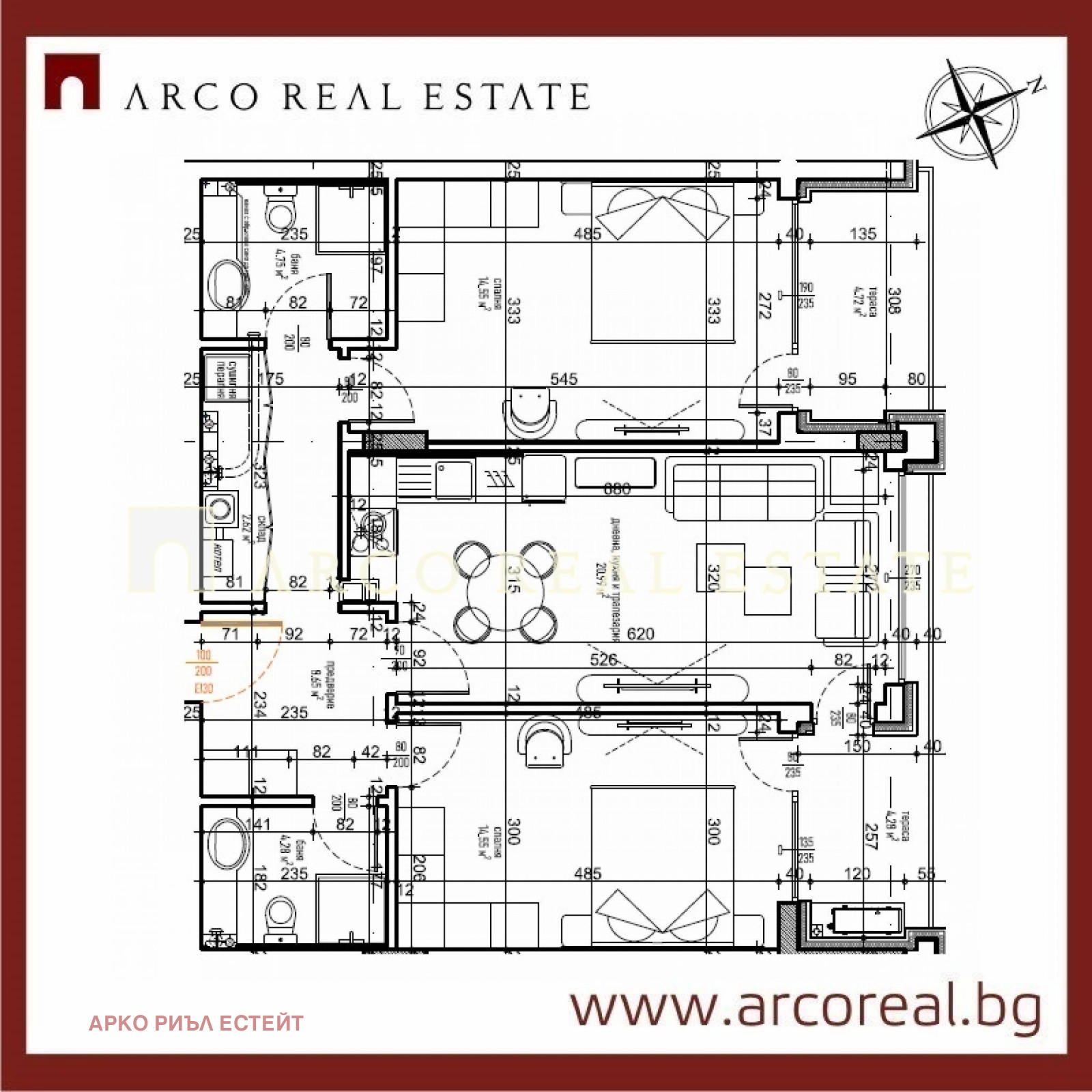 Продава 3-СТАЕН, гр. София, Малинова долина, снимка 2 - Апартаменти - 54145072