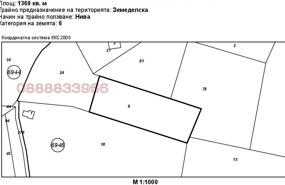 Продава ПАРЦЕЛ, гр. София, с. Бистрица, снимка 2 - Парцели - 56480760