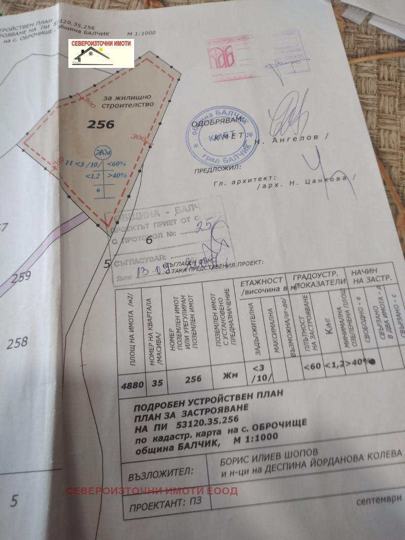 Продава ПАРЦЕЛ в област Добрич, гр. Балчик - 4800 кв.м / При запитване, СЕВЕРОИЗТОЧНИ ИМОТИ ЕООД