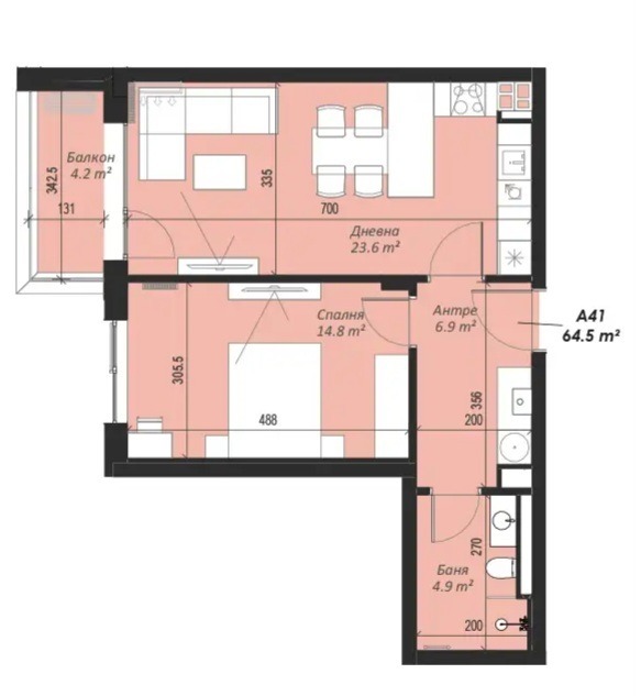 Satılık  1 yatak odası Sofia , Krastova vada , 75 metrekare | 15016152