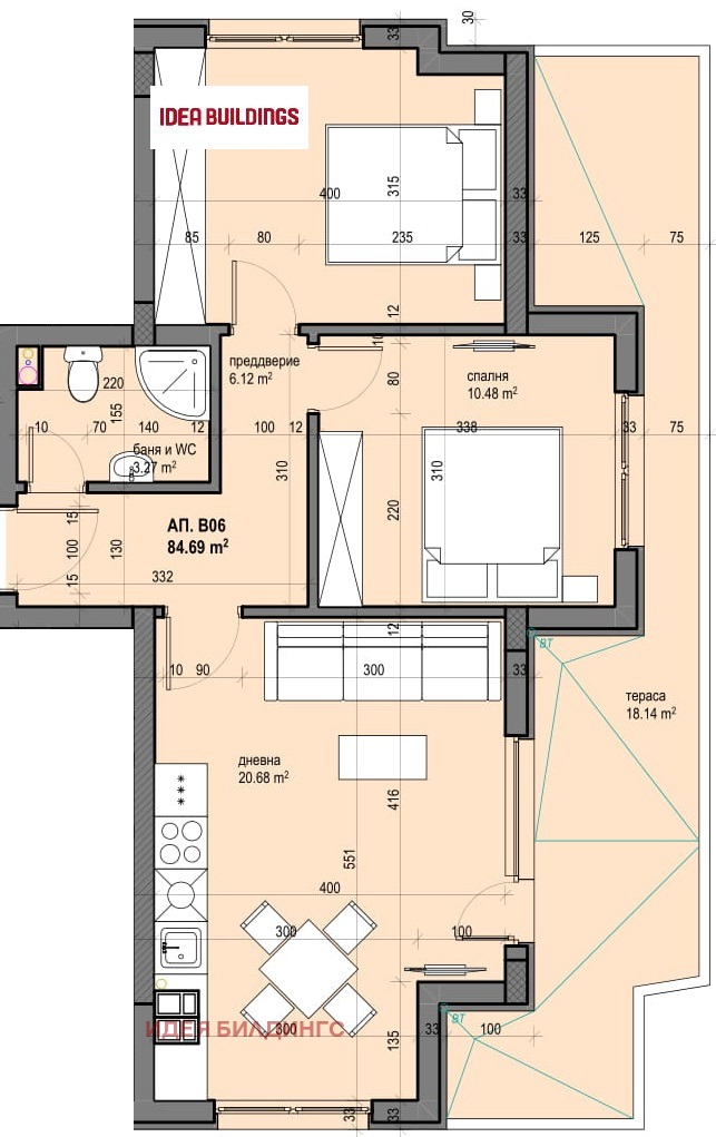 Eladó  2 hálószobás Sofia , Krasna poljana 2 , 95 négyzetméter | 32742745 - kép [4]