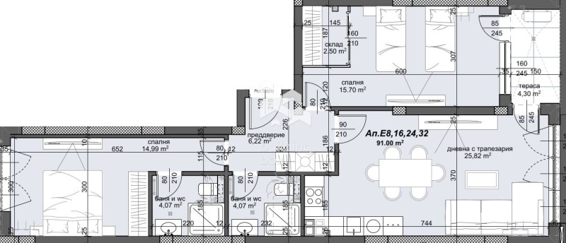 Zu verkaufen  2 Schlafzimmer Plowdiw , Trakija , 108 qm | 62301205 - Bild [2]