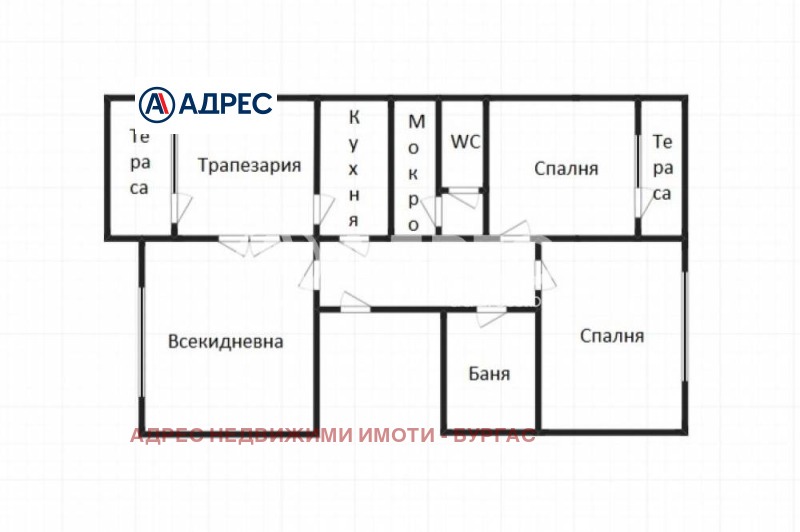 Продава 3-СТАЕН, гр. Бургас, Славейков, снимка 4 - Апартаменти - 53495285