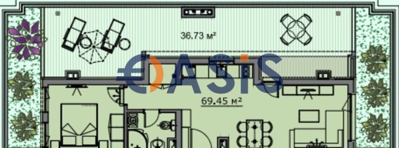 Продава  2-стаен, област Бургас, к.к. Слънчев бряг •  129 900 EUR • ID 47431968 — holmes.bg - [1] 
