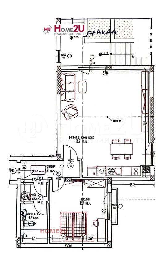 Продава 2-СТАЕН, гр. Варна, Галата, снимка 3 - Aпартаменти - 48681200