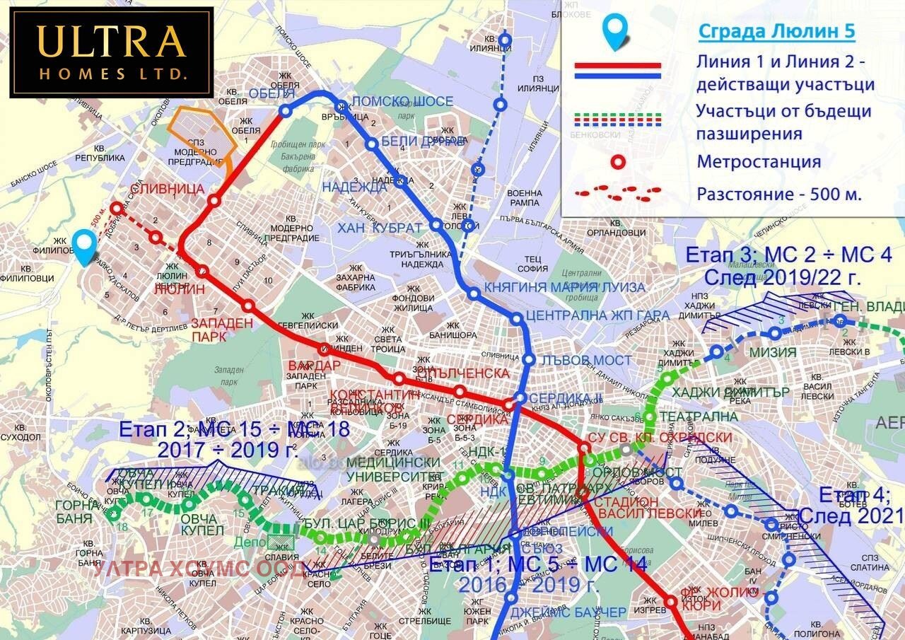 Продава 2-СТАЕН, гр. София, Люлин 5, снимка 4 - Апартаменти - 56317592