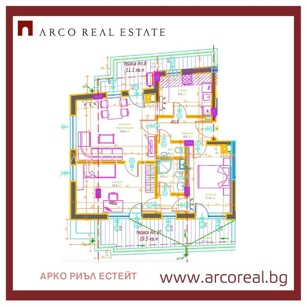 Продава 3-СТАЕН, гр. София, Овча купел, снимка 3 - Апартаменти - 53794892