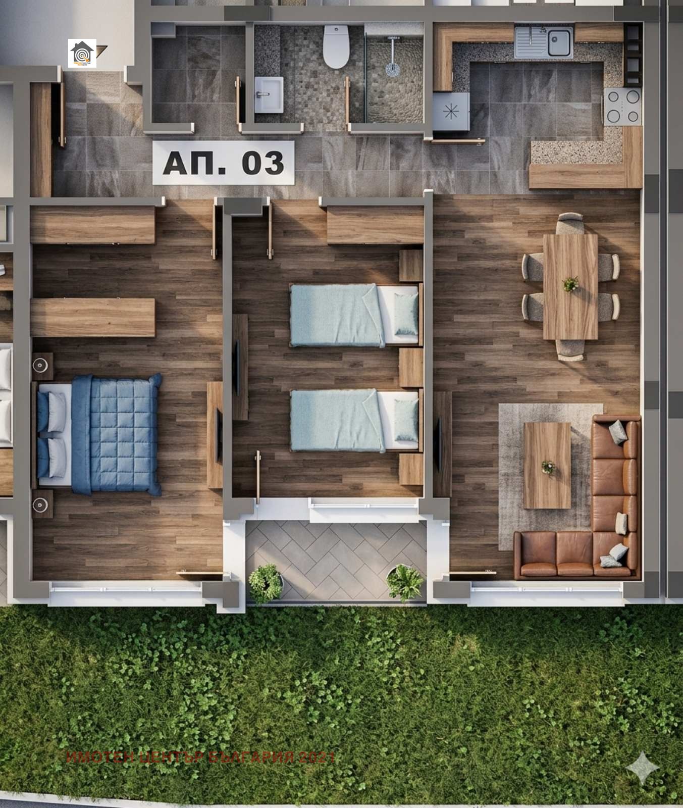 Продава 3-СТАЕН, гр. София, Малинова долина