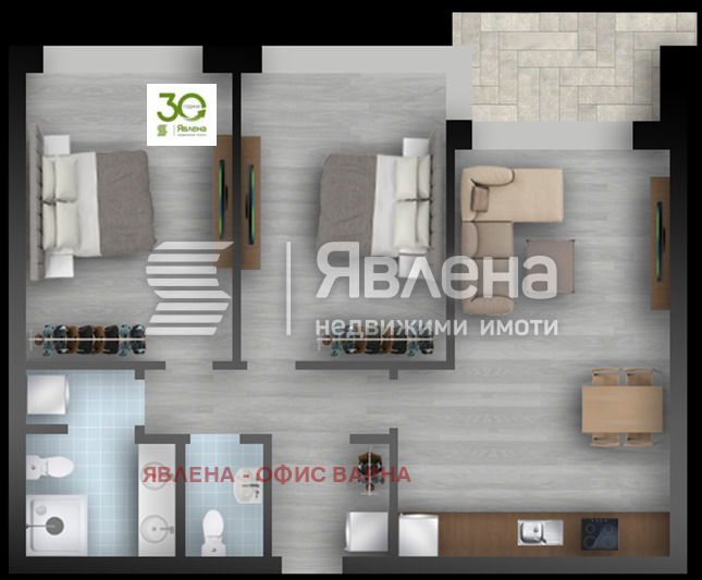 Продава 3-СТАЕН, гр. Варна, к.к. Св.Св. Константин и Елена, снимка 2 - Апартаменти - 52888207