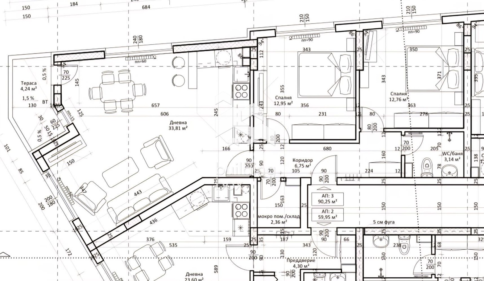 Продава 3-СТАЕН, гр. София, Люлин 1, снимка 10 - Апартаменти - 54264680