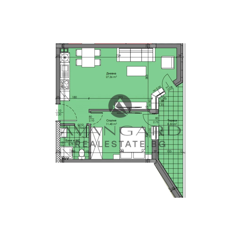 Продава 2-СТАЕН, гр. Пловдив, Христо Смирненски, снимка 3 - Апартаменти - 52008690