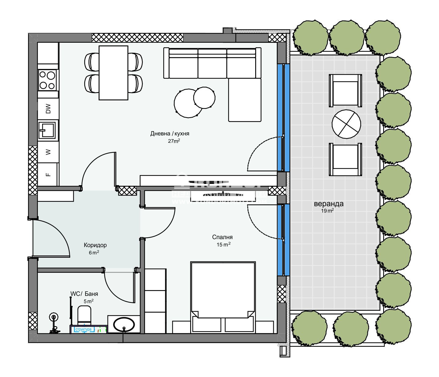 Продава 2-СТАЕН, гр. Пловдив, Кършияка, снимка 2 - Апартаменти - 49954175