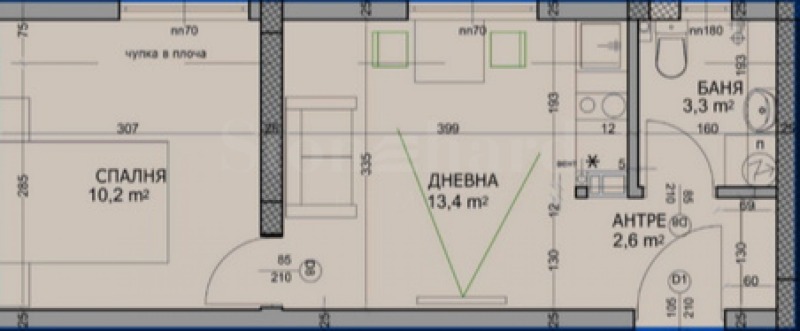 Продава 2-СТАЕН, гр. Пловдив, Христо Смирненски, снимка 8 - Апартаменти - 53113003