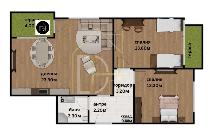 Продава 3-СТАЕН, гр. Пловдив, Беломорски