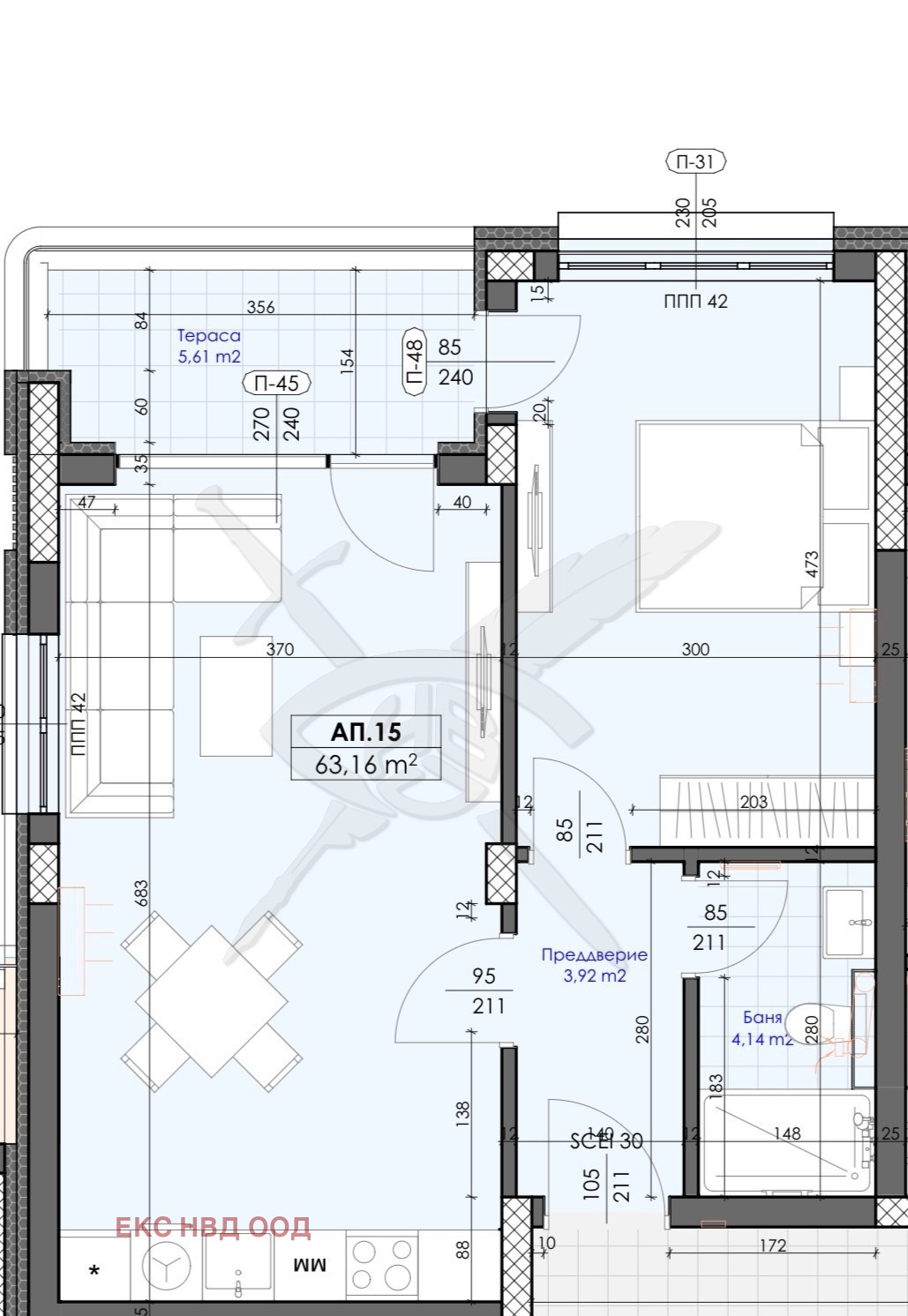 Продава 2-СТАЕН, с. Марково, област Пловдив, снимка 2 - Апартаменти - 53716541