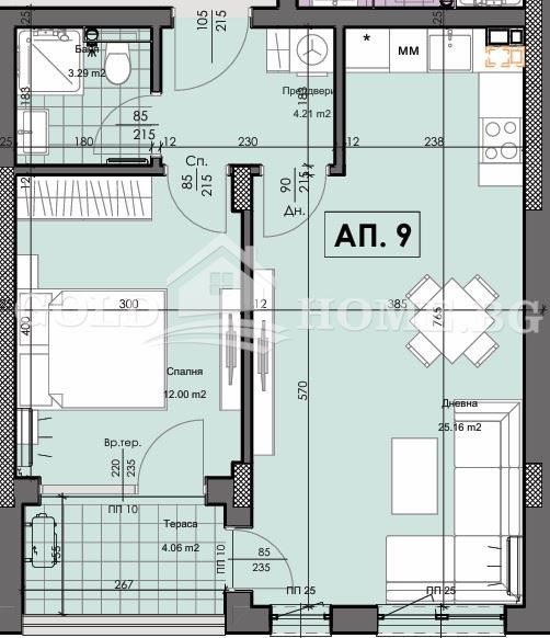 Te koop  1 slaapkamer Plovdiv , Gagarin , 57 m² | 94852056 - afbeelding [5]