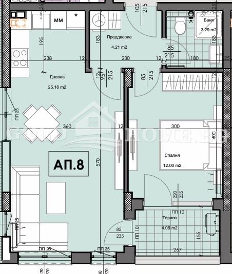 Продава 2-СТАЕН, гр. Пловдив, Гагарин, снимка 8 - Aпартаменти - 47452191