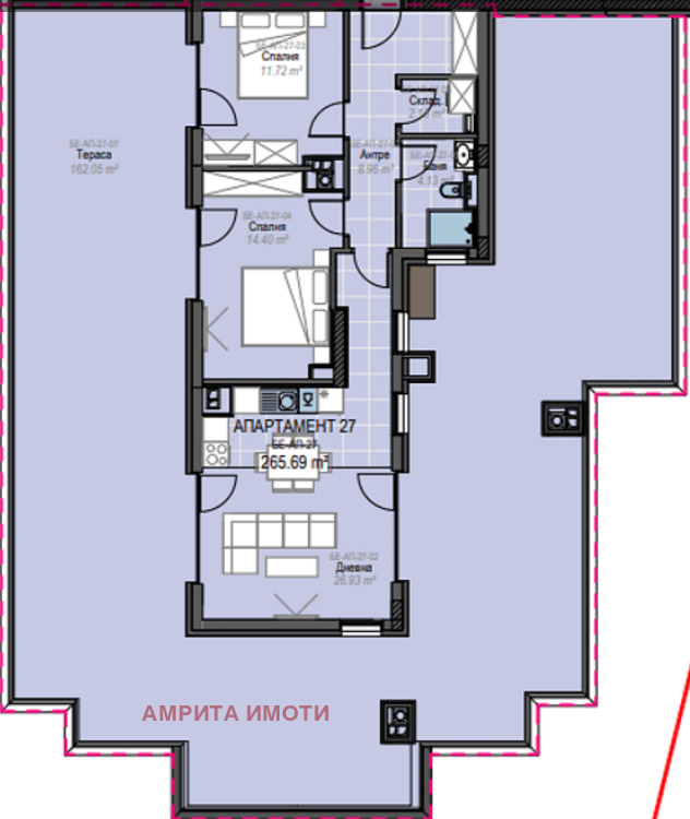 Na sprzedaż  2 sypialnie Sofia , Malinowa dolina , 147 mkw | 63275824 - obraz [2]