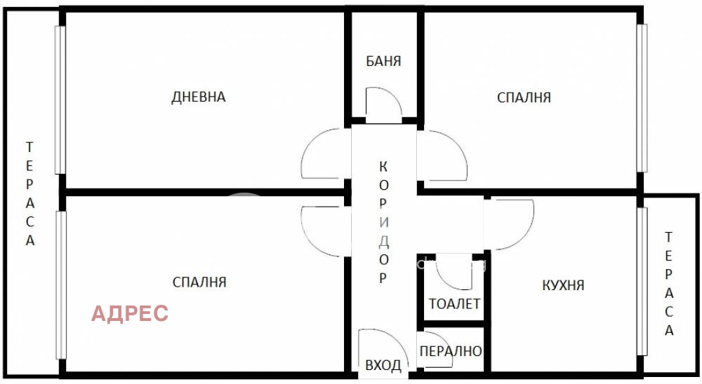 Продава 3-СТАЕН, гр. Варна, Трошево
