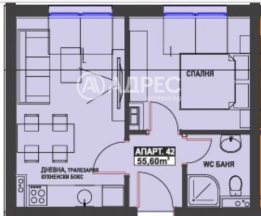 Продава 2-СТАЕН, гр. Бургас, Братя Миладинови, снимка 4 - Апартаменти - 55446223