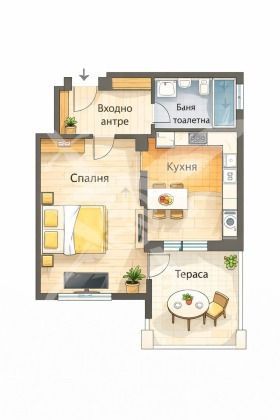 2-СТАЕН, 47 m2