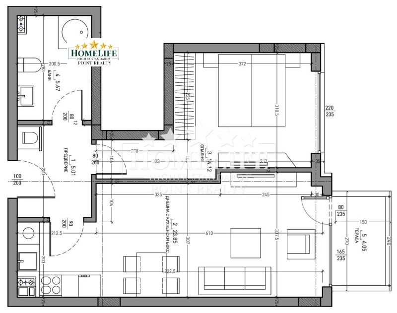 Till salu  1 sovrum Sofia , Malinova dolina , 76 kvm | 69829803 - bild [5]