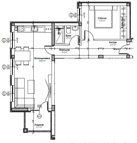 Продава 2-СТАЕН, гр. Пловдив, Прослав, снимка 3 - Апартаменти - 53384080