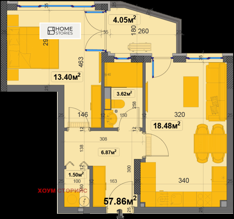 De vânzare  1 dormitor Sofia , Ovcia cupel , 65 mp | 29133961