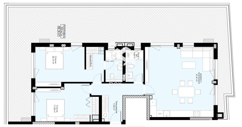 Продава 3-СТАЕН, гр. Пловдив, Христо Смирненски, снимка 2 - Aпартаменти - 47279838