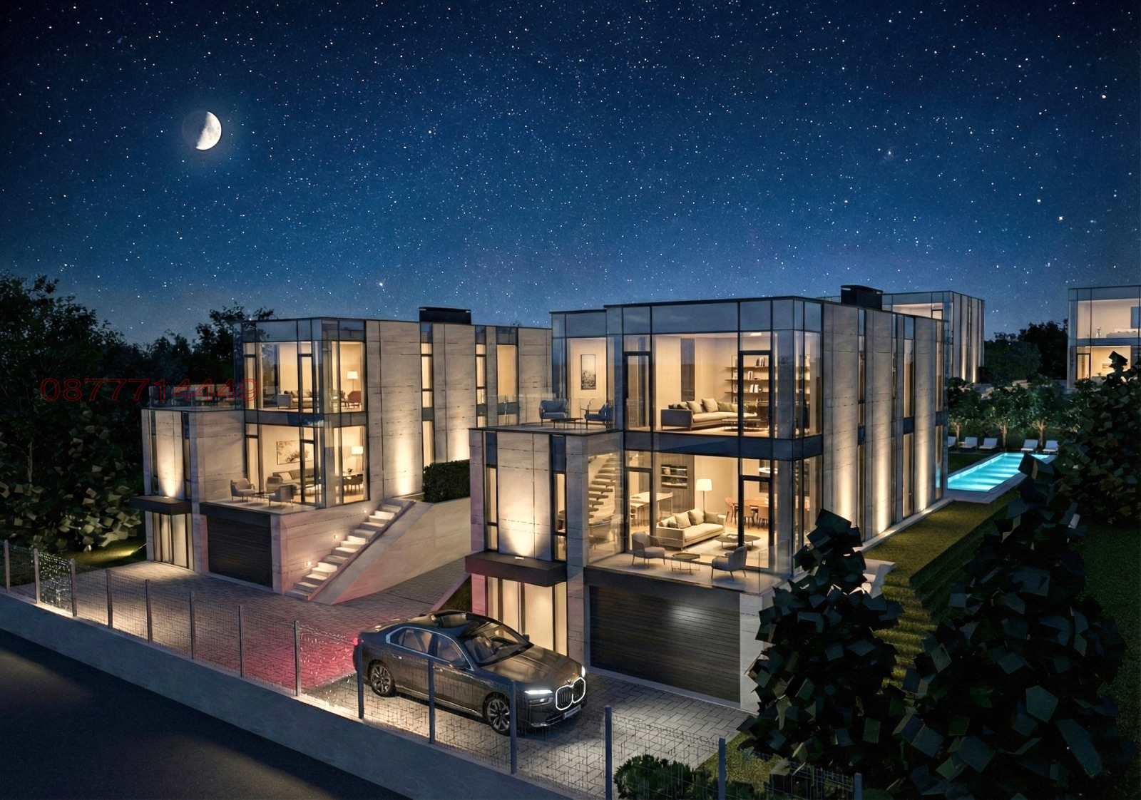 Продава КЪЩА, гр. София, с. Бистрица, снимка 3 - Къщи - 53921574