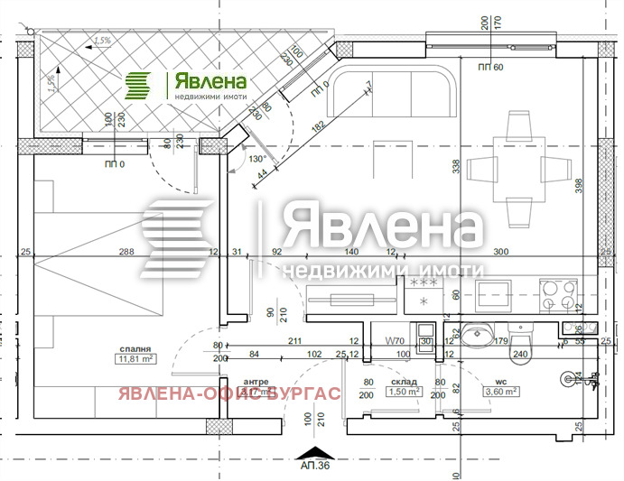 Til salg  1 soveværelse region Burgas , Primorsko , 66 kvm | 46773160 - billede [12]