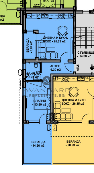 Te koop  1 slaapkamer Plovdiv , Ostromila , 92 m² | 59779443 - afbeelding [3]