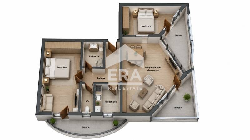 Продава 3-СТАЕН, гр. Бургас, Лазур, снимка 15 - Апартаменти - 53531296