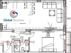 1 bedroom Tsentar, Sofia